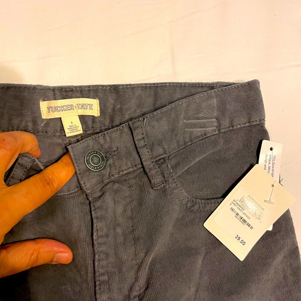Corduroy grey pants